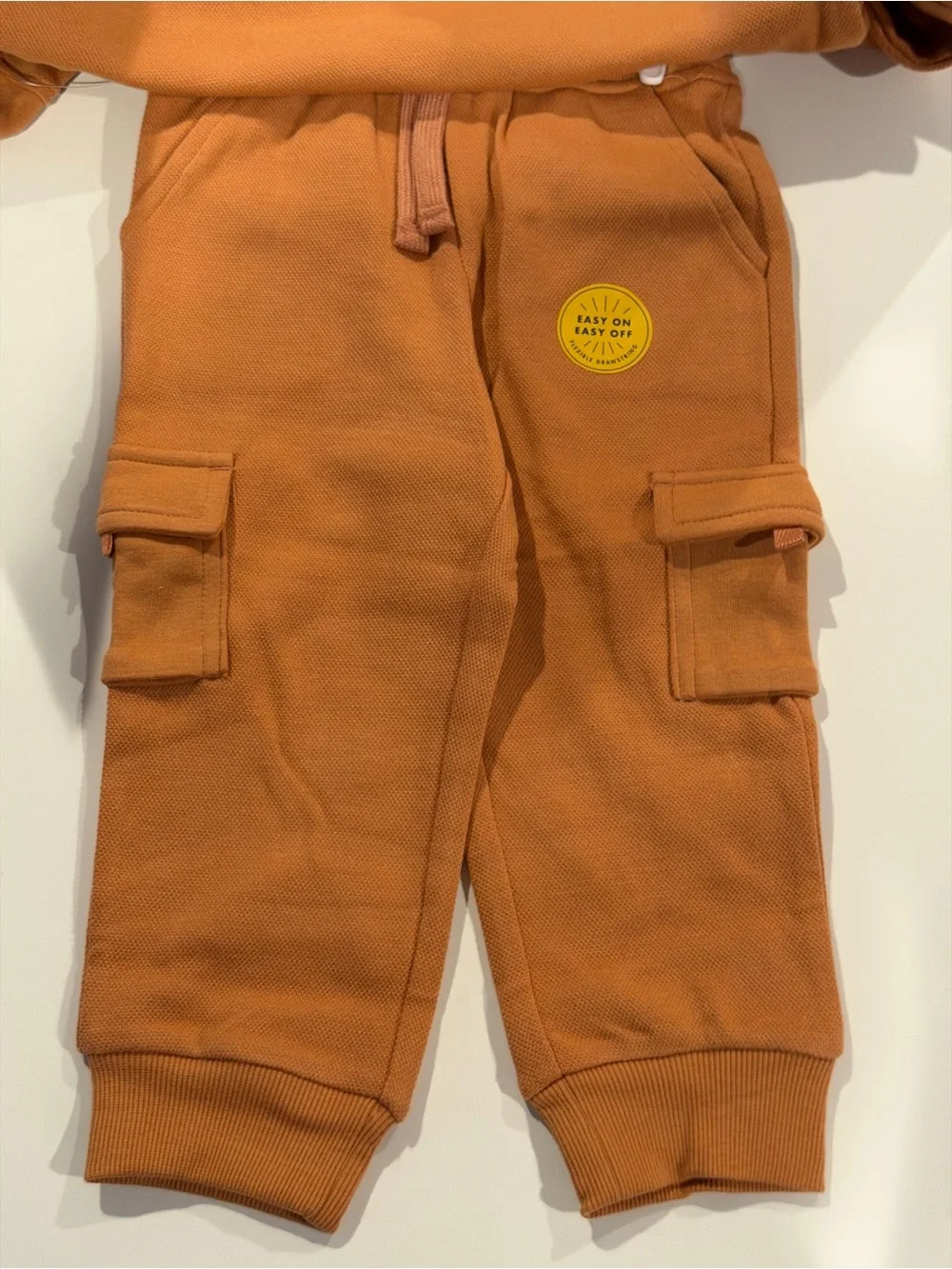 Rust Orange Kids Sweatshirt and Jogger Set